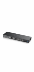 ZYXEL GS2220-28 Zyxel GS2220-28, 28-port Managed Layer2+ Gigabit Ethernet switch, 24x Gigabit metal + 4x Gigabit dual personality (RJ45/