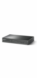 Switch TP-Link TL-SF1008LP 8x LAN, 4xPoE+, 41W, dosah 250m, kov