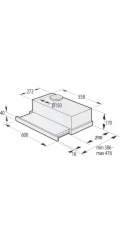 Gorenje TH64E4BG odsavač par