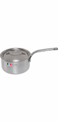 Hrnec de Buyer, 3746.18 AFFINITY, rendlík, poklička, nerez, rukojeť z nerezové oceli, průměr 18 cm, objem 2,5 L, rozměr 35,5 x 19,5 x 9 cm