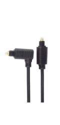 Optický kabel Toslink - Toslink 90°, OD:4mm, 1m