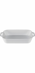 Staub Obdélníková mísa Keramická, bílá, 34x24cm