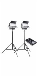 Walimex Pro Sirius 160 LED 65W  Daylight 2-Pack with Tripods