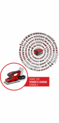 Einhell akumulátorová vibrační bruska TE-OS 18/230 Li-Solo, 18V