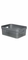 Box Curver Infinity Dots 11L šedý