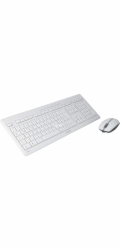 Cherry STREAM DESKTOP RECHARGE (bílá/šedá, německé rozvržení, nůžková technologie Cherry SX)