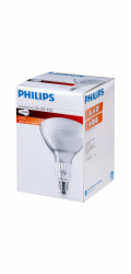 Philips infrared lamp BR125 IR  375W E27 230-250V CL