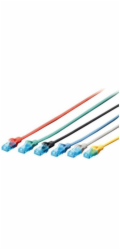 DIGITUS patch kábel Cat6A, S/FTP (PiMF), LSOH - 0,25m, červený