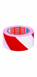 Tesa výstražná samolepicí páska 33m 50mm červenobílá (H6076092)