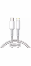 Baseus BASEUS DATA PD20W TYPE-C TO LIGHTNING CABLE 100CM BÍLÝ USB kabel (6953156231924) - 6953156231924