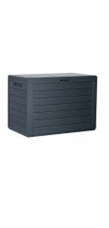 Zahradní box Prosperplast WOODEBOX antracit 190L 