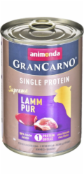 ANIMONDA GranCarno Single Protein příchuť: jehněčí - plechovka 400g