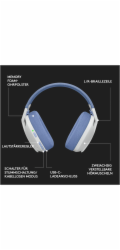 Logitech G435 LIGHTSPEED Wireless Gaming Headset - WHITE