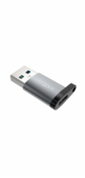Redukce FIXED Link USB-C na USB-A, šedá