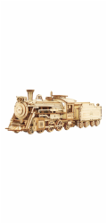 Hračka Robotime dřevěné 3D puzzle Parní lokomotiva