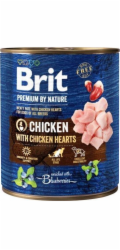 Brit Brit Premium By Nature Chicken & Hearts 800g plechovka