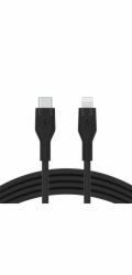 Belkin Flex Lightning/USB-C 15W 3m, mfi, 15W, cern. CAA009bt3MBK