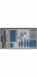 Victorinox Swiss Modern Cutlery Set 24 pcs. Blue
