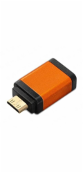 Redukce HDMI Typ A samice - mini HDMI Typ C samec oranžová
