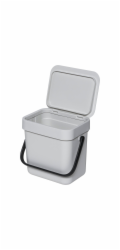 Brabantia Sort & Go odpadkový koš sv.sedý 3 L