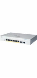 Cisco switch CBS220-8FP-E-2G (8xGbE,2xSFP, 8xPoE+,130W,fanless)