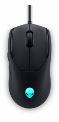 Dell Alienware AW320M/Herní/Optická/Pro praváky/19 000 DPI/Drátová USB/Černá