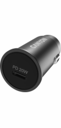CANYON auto nabíječka C-20, 1x USB-C (PD 20W), vstup 12V-24V