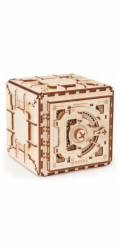 Ugears 3D dřevěné mechanické puzzle Trezor