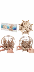 Ugears 3D dřevěné mechanické puzzle Mechanické akvárium