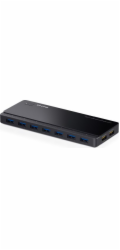 tp-link UH720, USB 3.0, 7 portový Hub, 2x nabíjací port 2.4A Max, desktop prevedenie, napájací adaptér 12V/4.0A