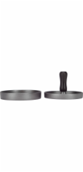 GEFU BBQ hamburger press Black  Grey Al
