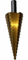 Vrták Strend Pro stupňovitý SD41, 4-32 mm, TiN, HSS rovný, do kovu