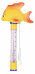 Teploměr bazénový zlatá rybička 23 cm