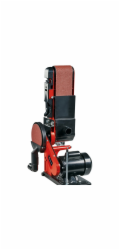 Einhell TC-US 380 stacionární pásová a kotoučová bruska (červeno-černá, 300 W)