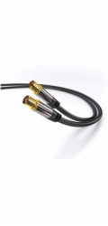 PremiumCord TV antenní HQ propojovací kabel M/F 75Ohm (135dB) 4x stíněný 1,5m KJQIEC015 PremiumCord TV antenní HQ propojovací kabel M/F 75Ohm (135dB) 4x stíněný 1,5m
