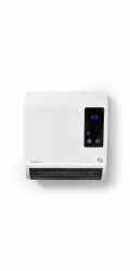 NEDIS koupelnový ohřívač/ spotřeba 2000 W/ nastavitelný termostat/ 2 tepelné režimy/ IP22/ dálkové ovládání/ bílý
