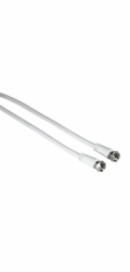Hama SAT Connection Cable 3m  F-plug/F-plug, white 11898