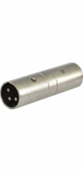 SSQ HA13 SS-1853 Adapter XLR male - XLR male Chrome