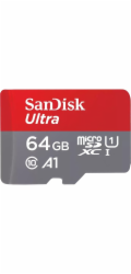 Sandisk Ultra 64 GB microSDXC (UHS-I U1, Class 10, A1)