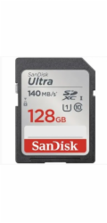 Paměťová karta Sandisk Ultra 128 GB SDXC 140 MB/s, Class 10, UHS-I