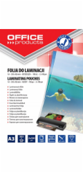 Kancelářské produkty KANCELÁŘSKÉ PRODUKTY laminovací fólie, A3, 2x100 mikronů, lesklá, 100 ks, transparentní