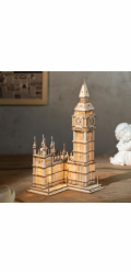 RoboTime 3D dřevěná skládačka Big Ben svítící