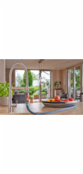 Gardena 18490-20 textilní hadice Liano Xtreme 10 m s adaptérem pro vnitřní vodovodní kohoutky