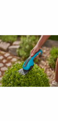 Gardena 9885-20 akumulátorové nůžky na trávu a keře ClassicCut Li – sada