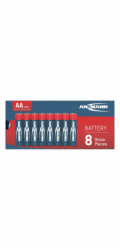10x8 Ansmann alkalické mignon AA  LR 6-red-line            5015280