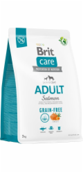 Dry food for adult dogs - BRIT Care Grain-free Adult Salmon - 3 kg