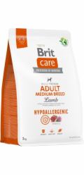 Suché krmivo pro psy BritCare MediumBreed Lamb&Rice 3kg