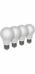 Philips LED Lamp E27 4-Pack  60W 4000K