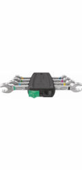 Wera 6005 Joker 4 Set 1 sada dvojitých otevřených klíčů, klíč