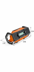 Fein ARAD 18 BC AS  cordless construction site radio
